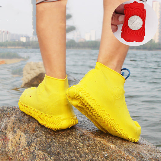 Portable Silicone Waterproof Non-slip Shoe Cover