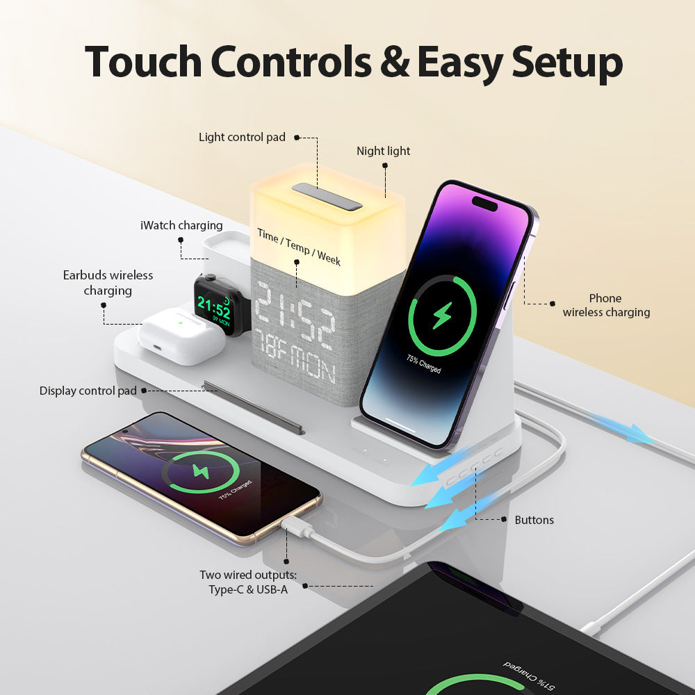 6-in-1 Wireless Charging Set